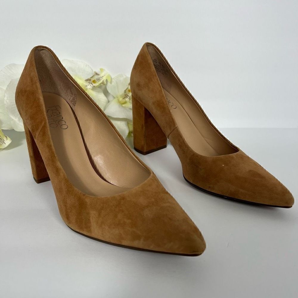Franco Sarto Palma Pump Womens size 9.5 Tan Camel color Pointed toe